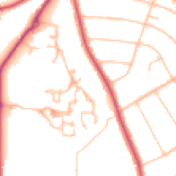 Daytime road noise heatmap for BR3 3XF