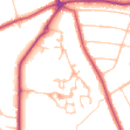 Daytime road noise heatmap for BR3 3XP