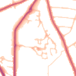 Daytime road noise heatmap for BR3 3XS