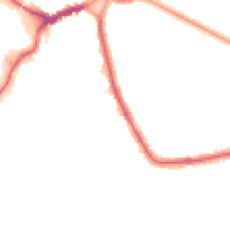 Night-time road noise heatmap for BR3 4AX