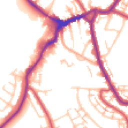 Daytime road noise heatmap for BR3 4BS