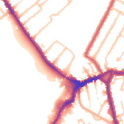 Daytime road noise heatmap for BR3 4BU