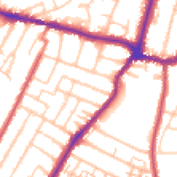 Daytime road noise heatmap for BR3 4EY