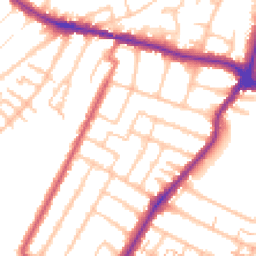 Daytime road noise heatmap for BR3 4HA