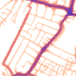 Daytime road noise heatmap for BR3 4HJ