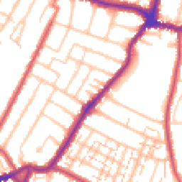 Daytime road noise heatmap for BR3 4HU