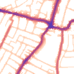 Daytime road noise heatmap for BR3 4JE