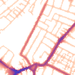 Daytime road noise heatmap for BR3 4LH
