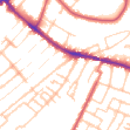 Daytime road noise heatmap for BR3 4NE