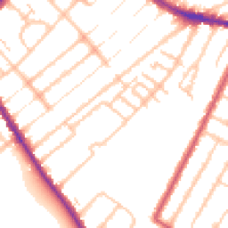 Daytime road noise heatmap for BR3 4NT