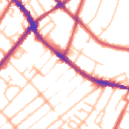 Daytime road noise heatmap for BR3 4RW