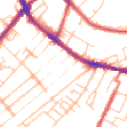 Daytime road noise heatmap for BR3 4SL