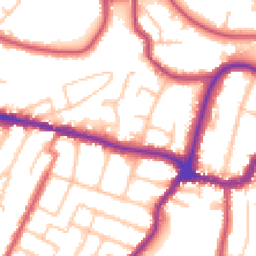 Daytime road noise heatmap for BR3 4XB