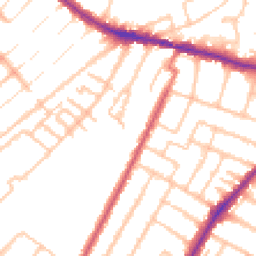 Daytime road noise heatmap for BR3 4XP