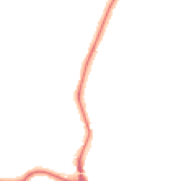Night-time road noise heatmap for BR3 5AH