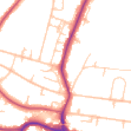 Daytime road noise heatmap for BR3 5AQ