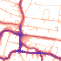 Daytime road noise heatmap for BR3 5EP