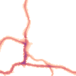 Night-time road noise heatmap for BR3 5EP