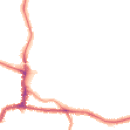 Night-time road noise heatmap for BR3 5EW