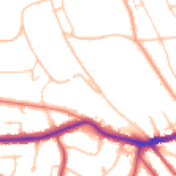 Daytime road noise heatmap for BR3 5HA