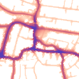 Daytime road noise heatmap for BR3 5JG