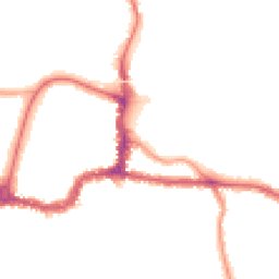 Night-time road noise heatmap for BR3 5JG