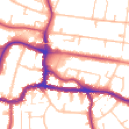 Daytime road noise heatmap for BR3 5JJ