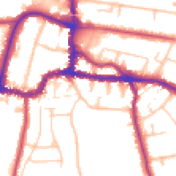 Daytime road noise heatmap for BR3 5LD