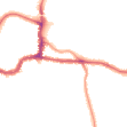 Night-time road noise heatmap for BR3 5LE