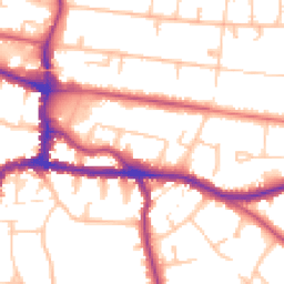 Daytime road noise heatmap for BR3 5LL