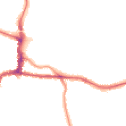 Night-time road noise heatmap for BR3 5LL
