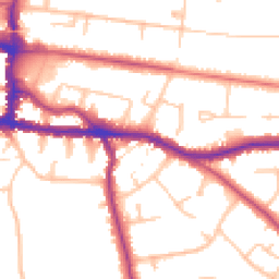 Daytime road noise heatmap for BR3 5NP