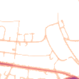 Daytime road noise heatmap for BR3 5UH