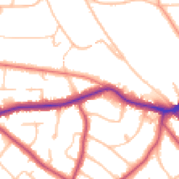 Daytime road noise heatmap for BR3 5XY
