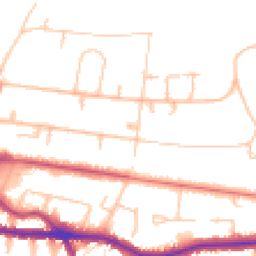 Daytime road noise heatmap for BR3 5YA