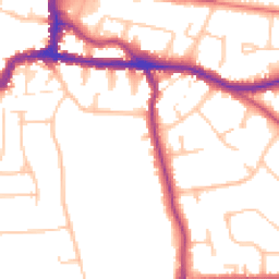 Daytime road noise heatmap for BR3 6NH