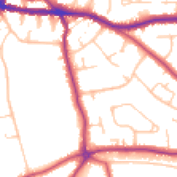 Daytime road noise heatmap for BR3 6QA