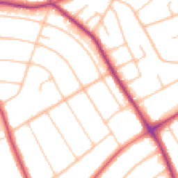 Daytime road noise heatmap for BR3 6SQ