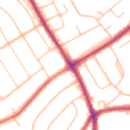 Daytime road noise heatmap for BR3 6SS