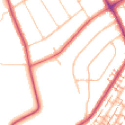 Daytime road noise heatmap for BR3 6SY