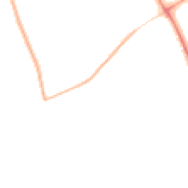 Night-time road noise heatmap for BR3 6SY