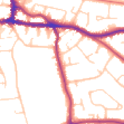 Daytime road noise heatmap for BR3 6TJ