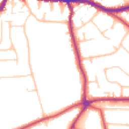 Daytime road noise heatmap for BR3 6TT