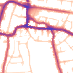 Daytime road noise heatmap for BR3 6TW
