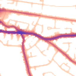 Daytime road noise heatmap for BR3 6UL