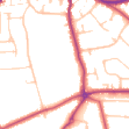Daytime road noise heatmap for BR3 6UN
