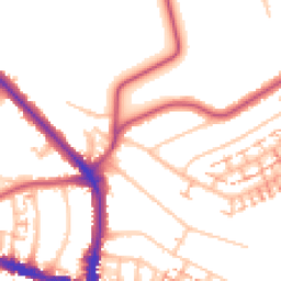 Daytime road noise heatmap for BR4 0AA
