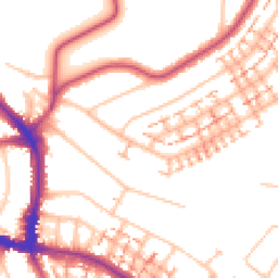 Daytime road noise heatmap for BR4 0AD