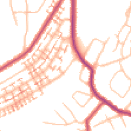 Daytime road noise heatmap for BR4 0AH
