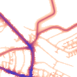 Daytime road noise heatmap for BR4 0AJ